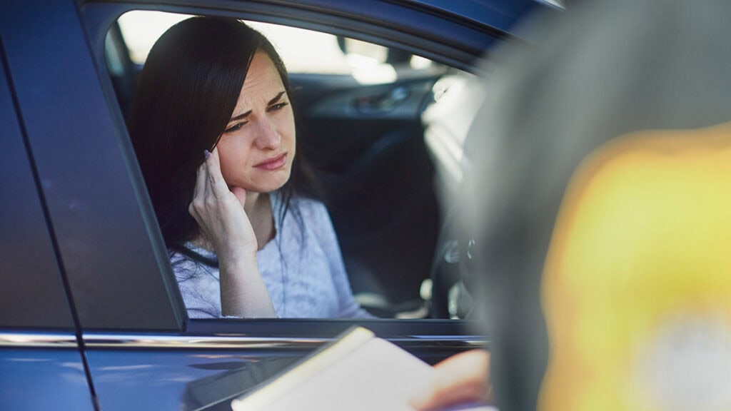 Driver reviewing Licence suspended in NSW